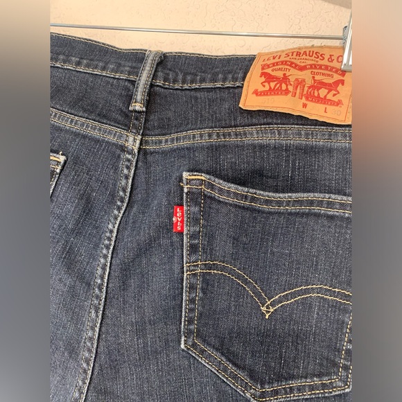 Levi Super Skinny 510 Jean Shorts Size 30 Cut Off Blue - Picture 10 of 10